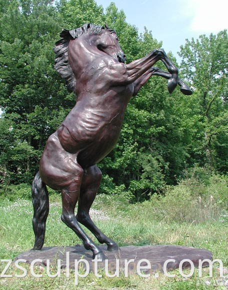 Brass Horse Sculpture